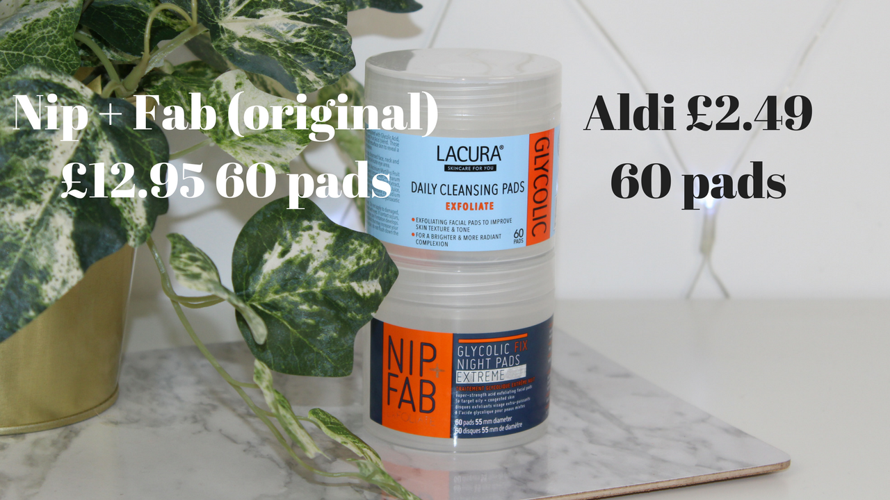 5 Aldi Skin Care Dupes You Need To Know Under £10! Pink Paradise Beauty