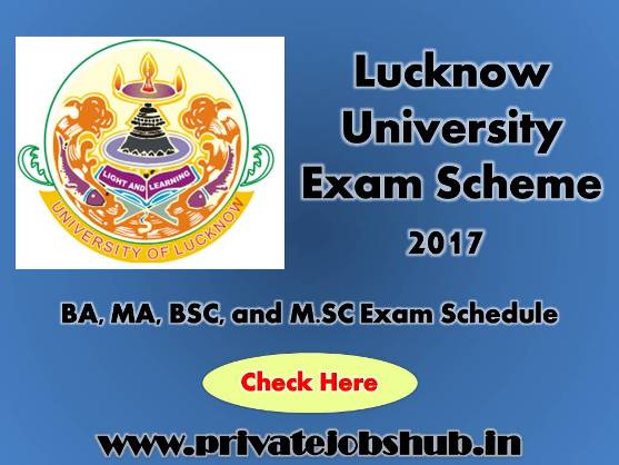 Lucknow University Exam Scheme