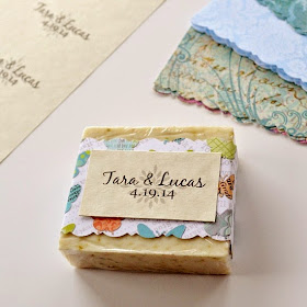 DIY soap wedding favors by Over The Apple Tree