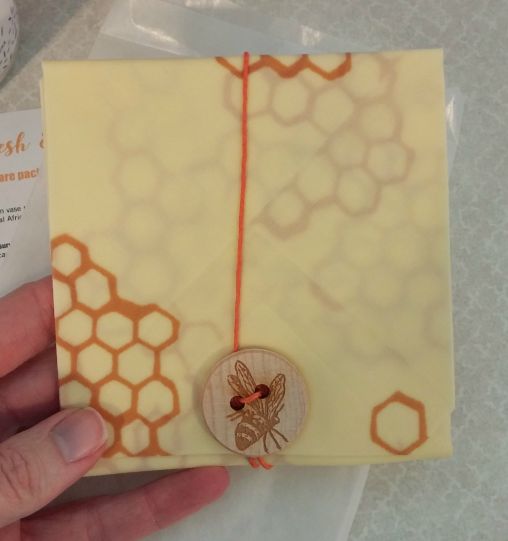 Bee's wax food storage wrap