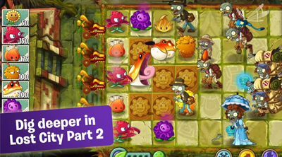 Plants vs. Zombies 2: Lost City Part 2 Quick Walkthrough and Strategy Guide  - UrGameTips
