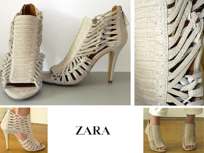 chaussures ZARA beige
