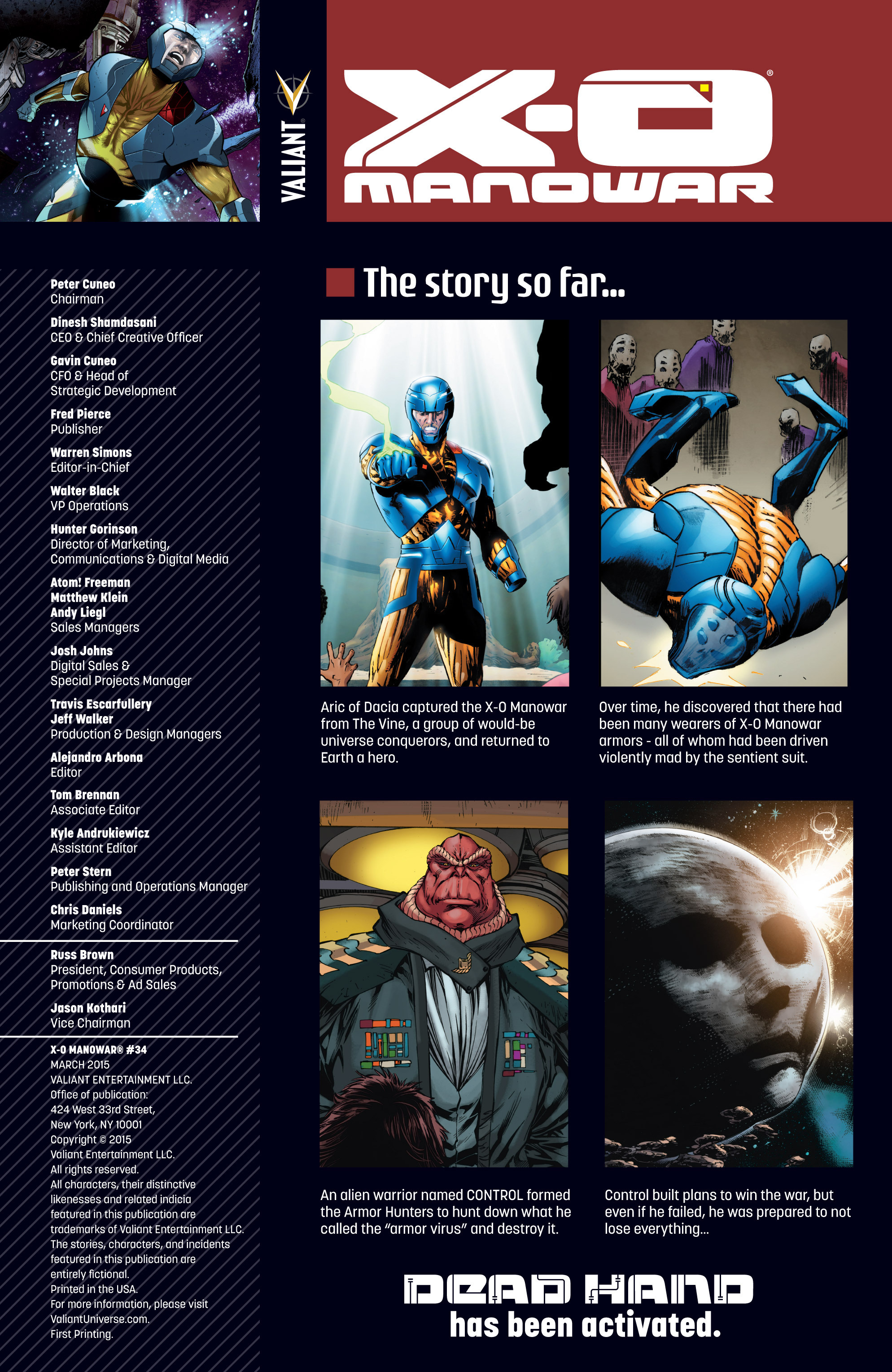 X-O Manowar (2012) issue 34 - Page 2