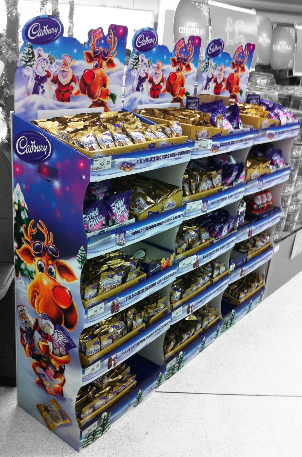 MESH INSTORE INSPIRATION Cadbury Christmas FSDU