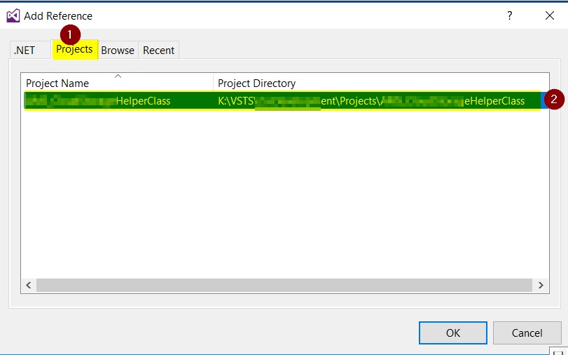 Dynamics 365 Learn in Sharing Adding C project reference to D365 Project and move it to VSTS