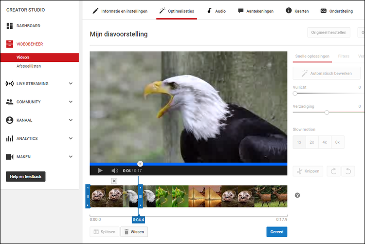 hoe knip je een video