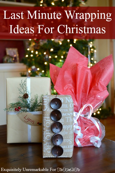 easy and inexpensive ways to wrap gifts for Christmas