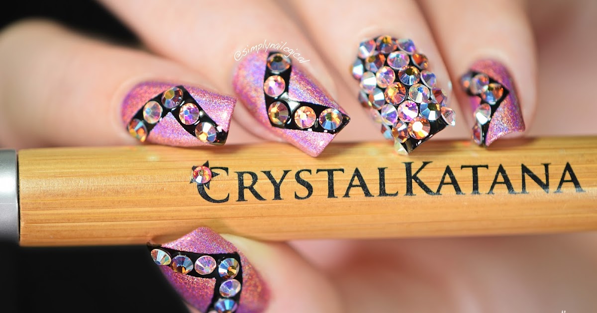 Crystal Katana by Crystal Ninja Rhinestone Pick up Tool Color