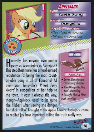 My Little Pony Applejack Series 4 Trading Card