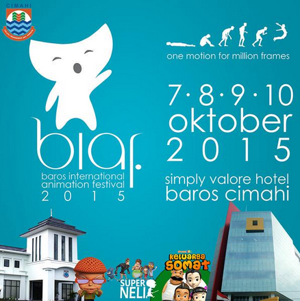 Baros International Animation Festival 2015 Digelar 7 - 10 Oktober 2015