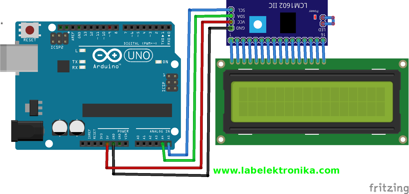 Arduino Lcd Pin Diagram