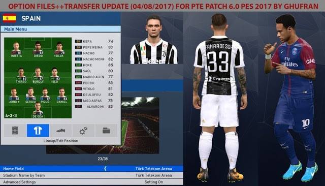 Kebat Download Pes Option File Pes 2017 Season 2017 2018 Pte Patch Direct Download