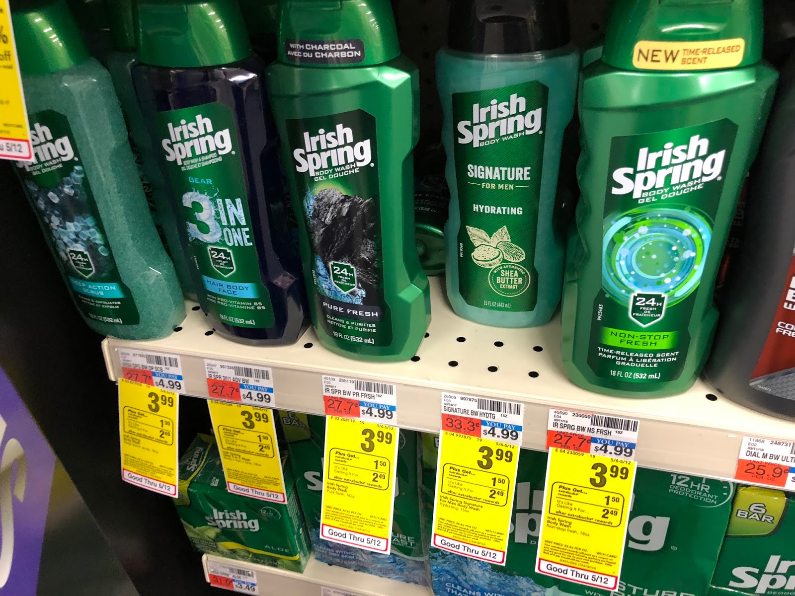 CVS Irish Spring Body Wash 1.49 Each Or LESS