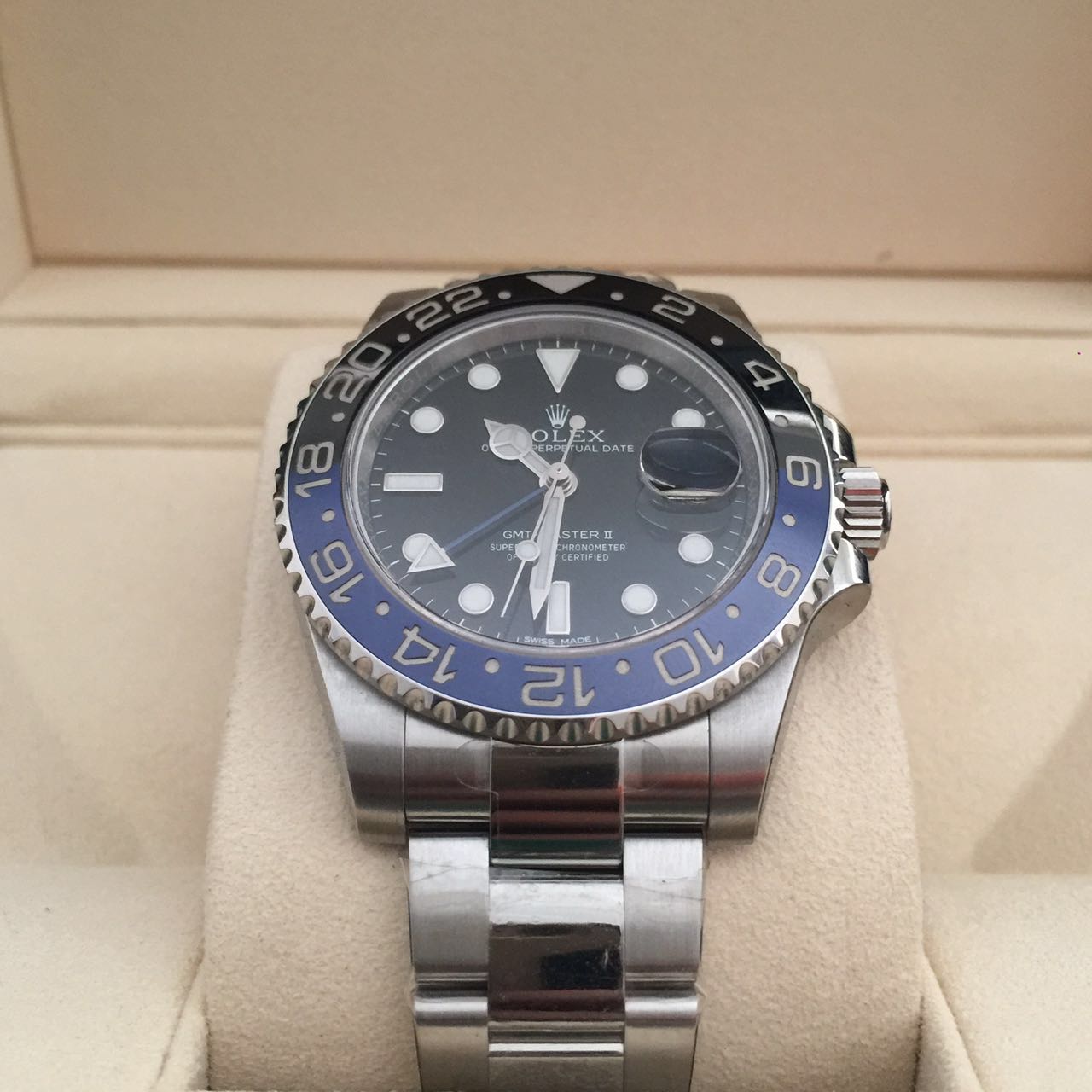 Watch Temptation Jual Beli Jam Tangan Second Arloji Mewah Bekas Original Sold Preowned Rolex Gmt Master 2 Blue Black Batman Random Series 2015