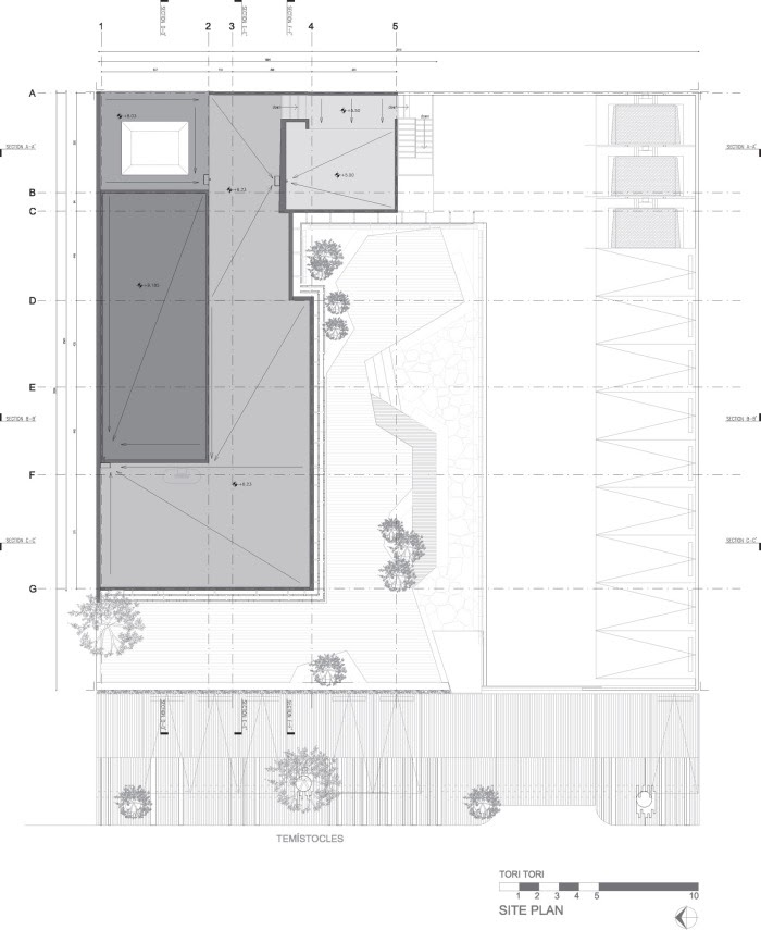 Restaurant par Rojkind Arquitectos et Esrawe Studio