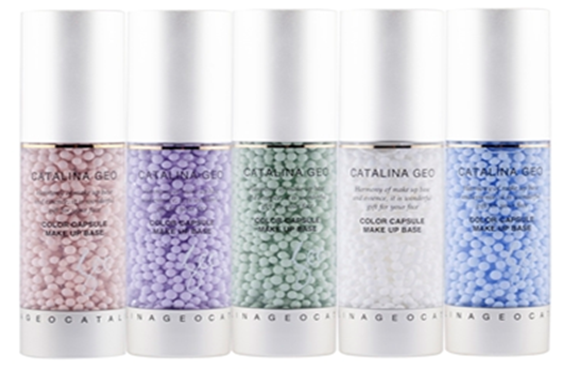 GREAT SKINandLIFE: REVIEW ON CATALINA GEO COLOR CAPSULE MAKEUP BASE