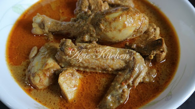 Gulai Ayam Kelantan Untuk Nasi Berlauk Azie Kitchen