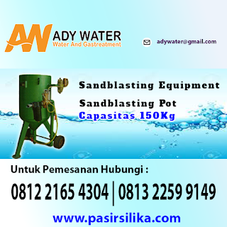 Alat sandblasting yang dijual Ady Water
