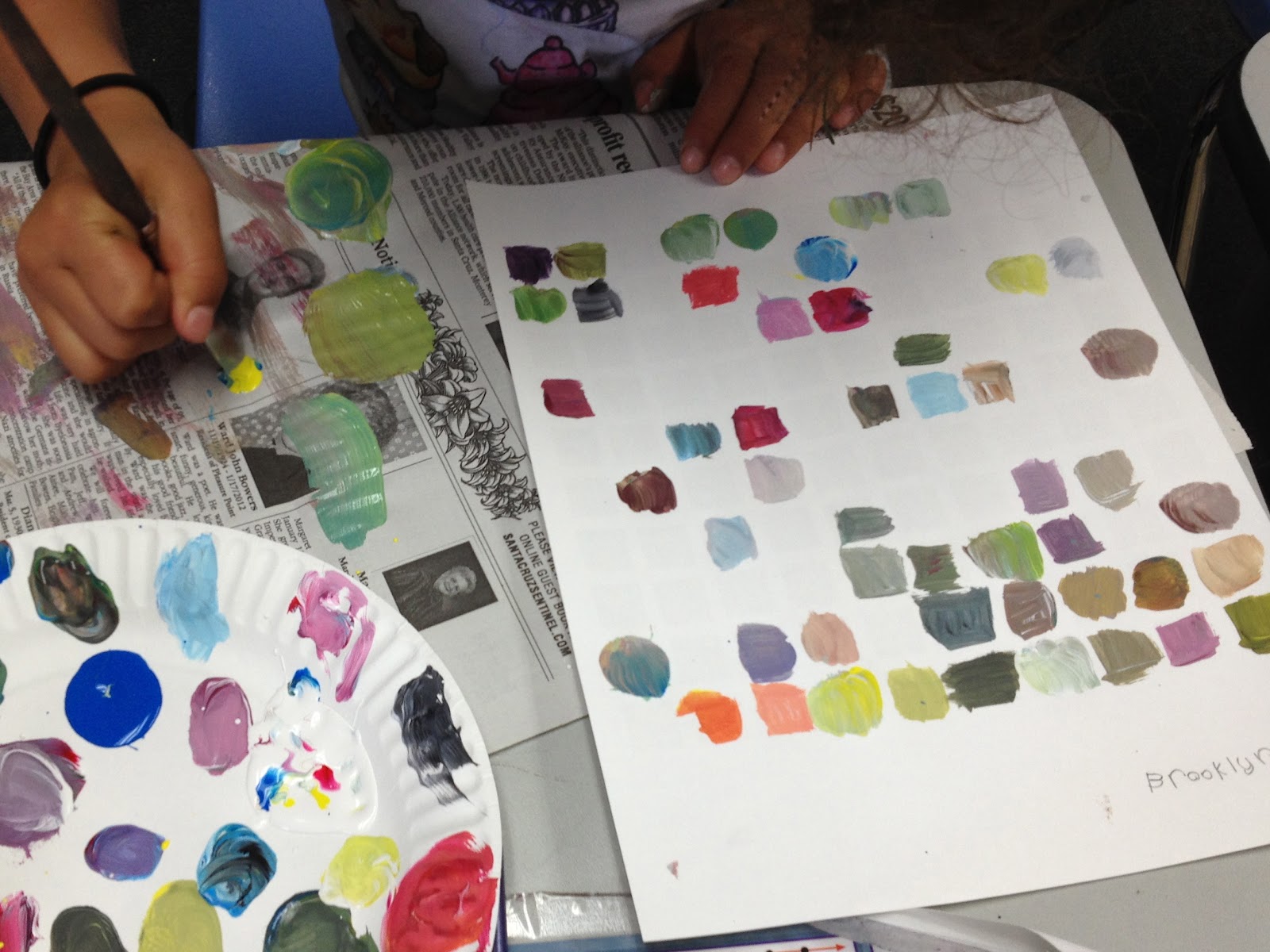 Mixing 100 Colors • TeachKidsArt