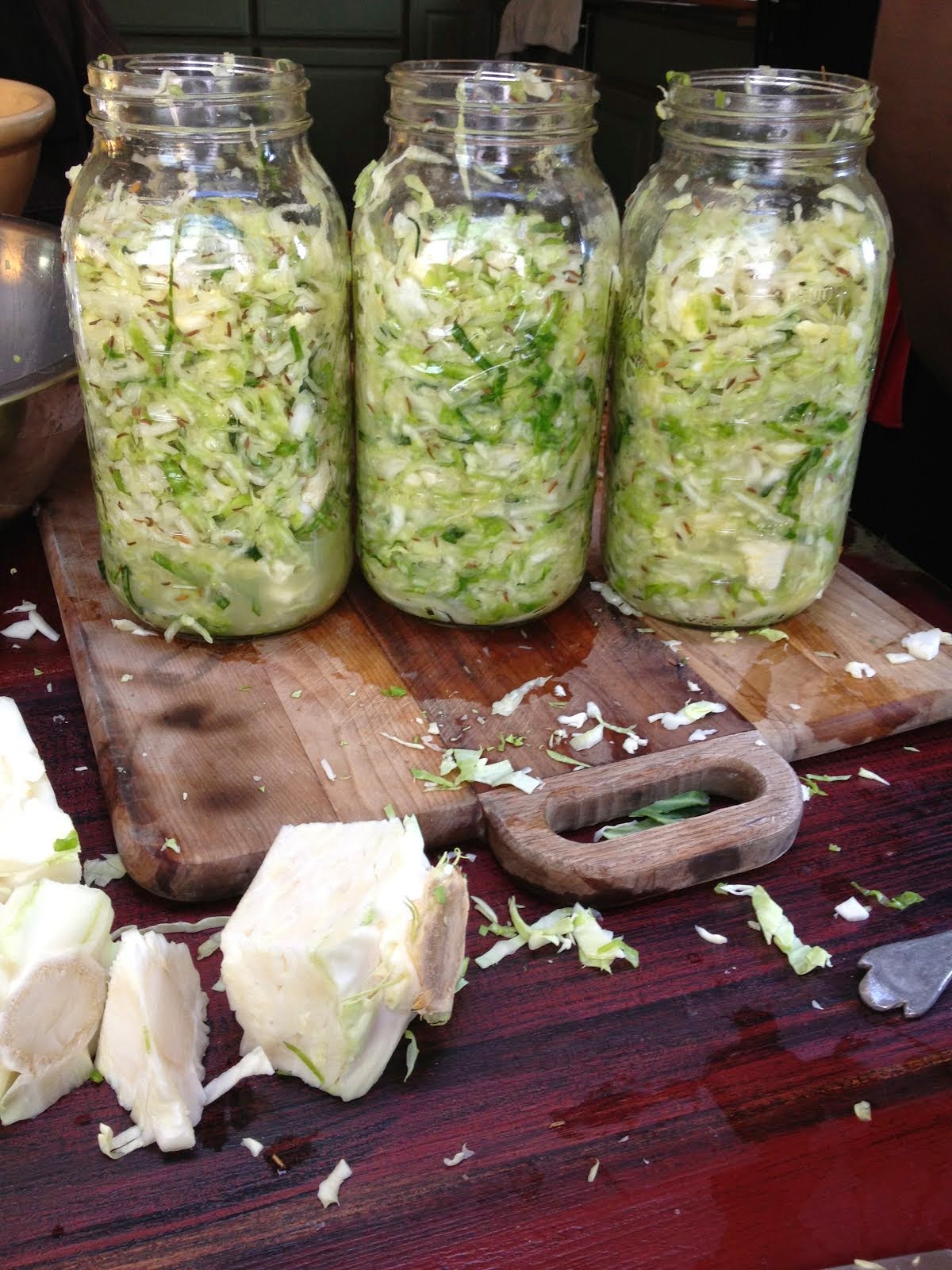 Making Sauerkraut