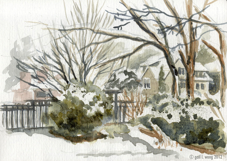 Urban Sketchers Seattle: Winter Snow Sketches