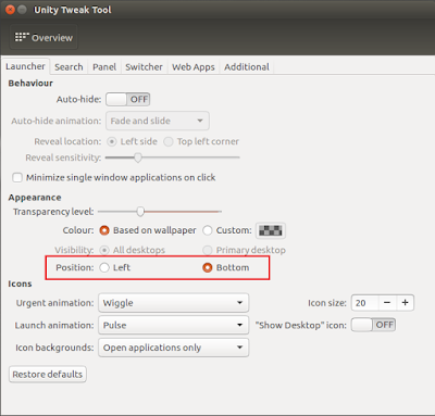 Ubuntu Tweak Tool