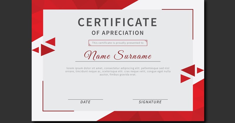 Cara Membuat Sertifikat Atau Piagam Penghargaan Kegiatan Resmi Coretanzone
