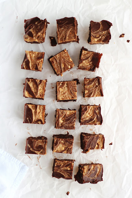 Easy Chocolate Peanut Butter Coconut Oil Fudge by Rhubarbarians