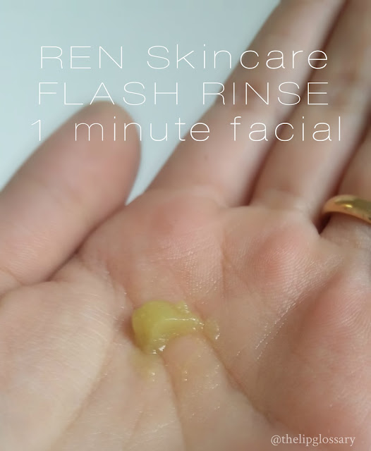 REN Skincare Flash Rinse 1 minute facial review recensione