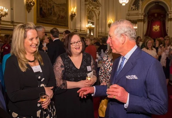 Countess Sophie of Wessex wore a Roksanda Lavete dress for the reception at Buckingham Palace. Prince Charles hosted reception for Frontline Nursing