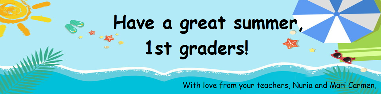 Dear 1st graders: Welcome!