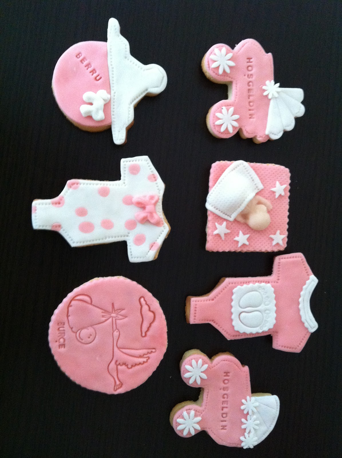 SÜSLÜ BUTİK KURABİYE &amp; PASTA Baby shower kurabiyeleri