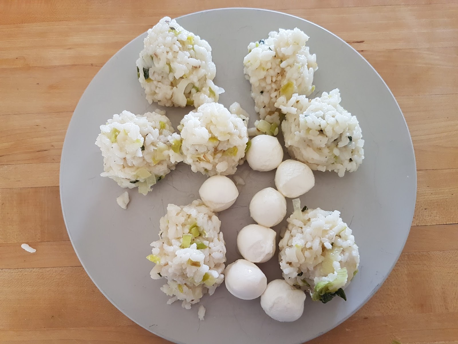 Almost Wasted Baked Risotto Balls