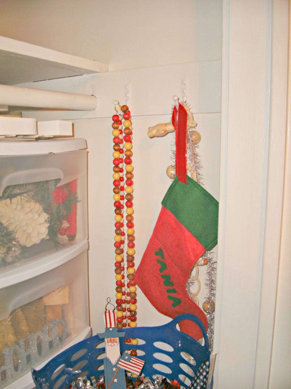 Organization Creating A Holiday Storage Closet Little Vintage Cottage