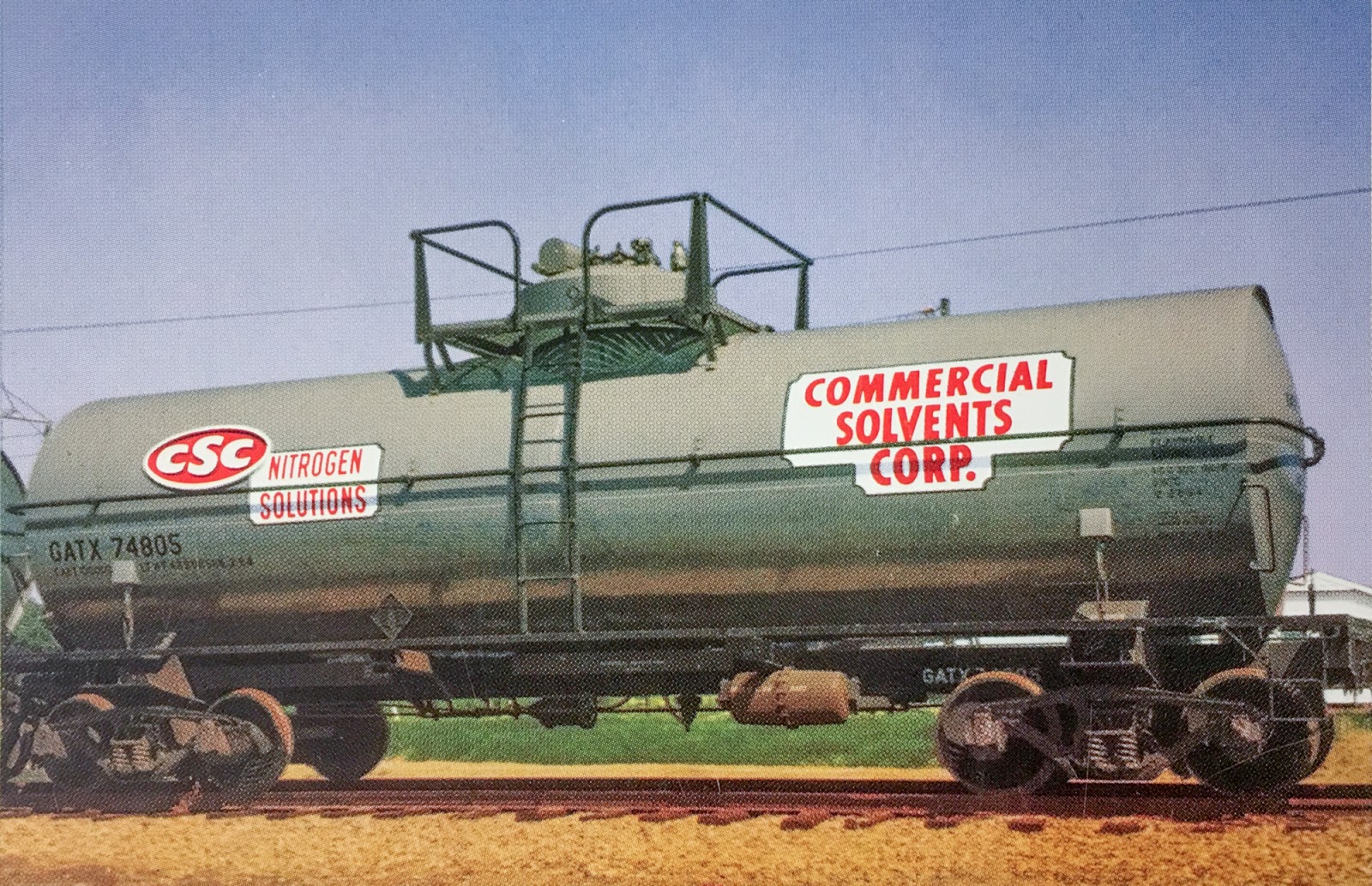 Prototype Railroad Topics Commercial Solvents Corporation tank car mystery not solved, but...