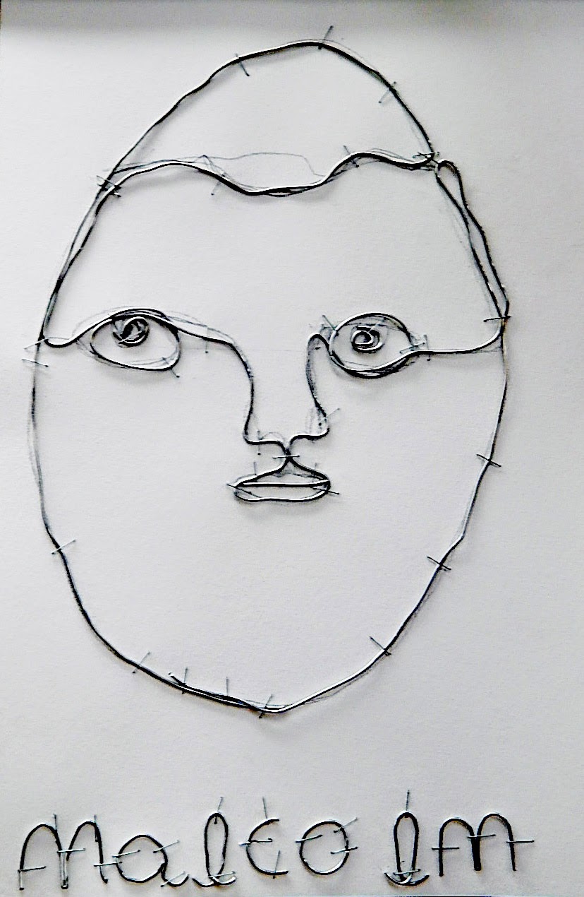 The Wheeler Art Blog: Wire Portraits