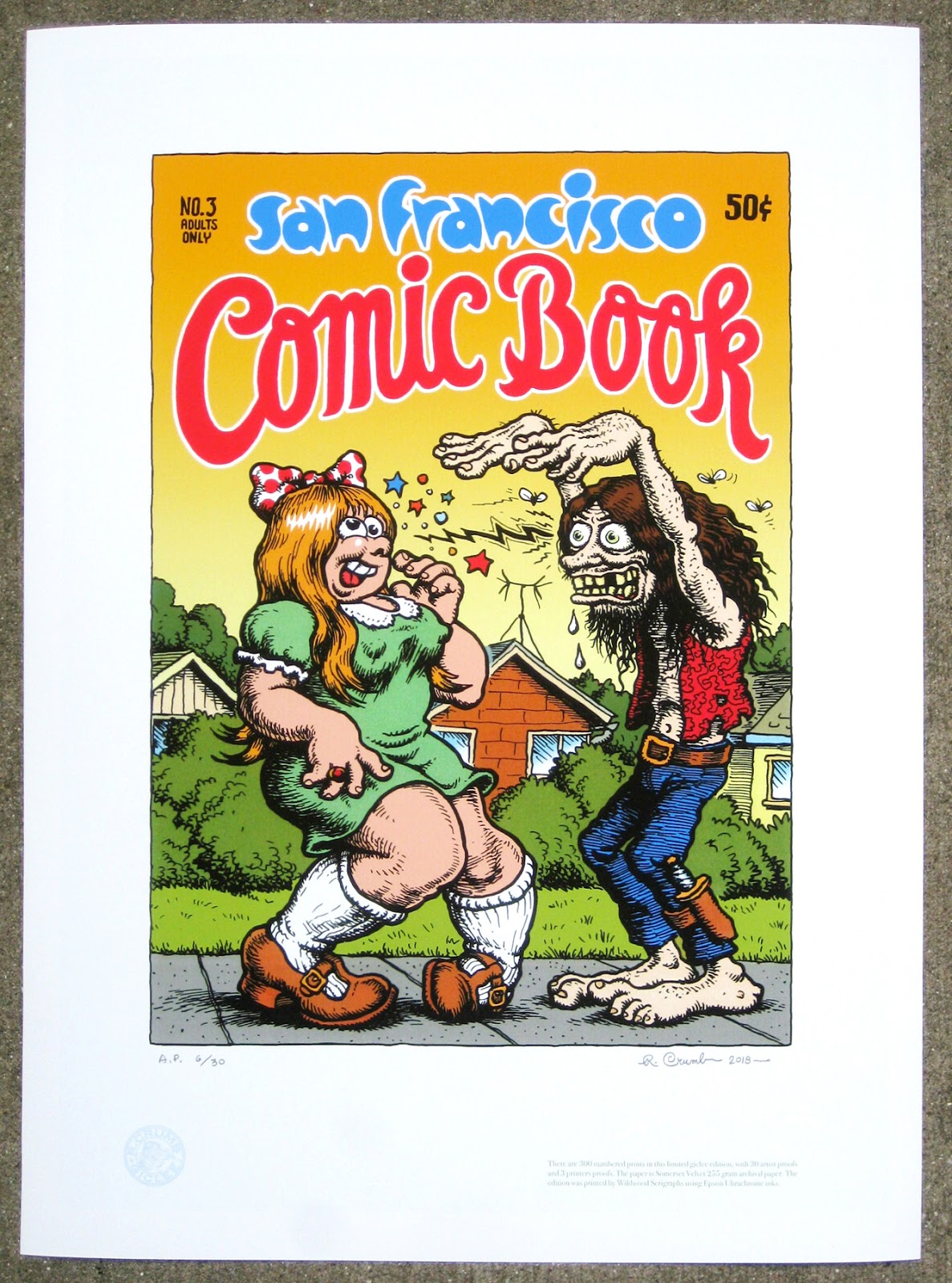 Crumb Newsletter Signed Giclée Artist Proofs For Sale