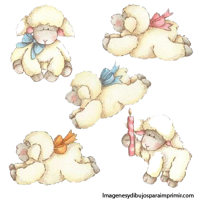 Tiernos Borreguitos Para Imprimir Imagenes Y Dibujos Para Imprimir