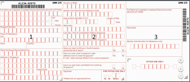 card Singapore Employment Pass