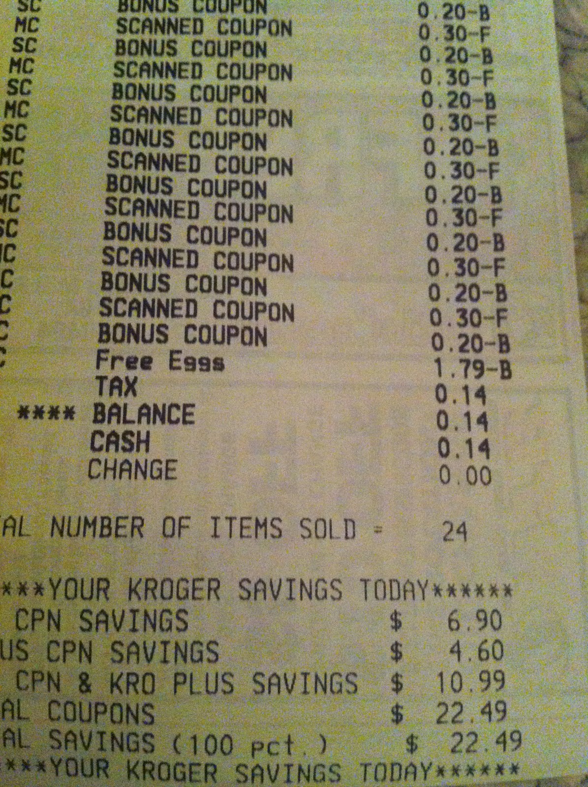 Workin' The Deals Kroger Trip for Yoplait Simplait and Eggs, 100