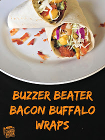 Buzzer Beater Bacon Buffalo Wraps #FrozenChefMadness