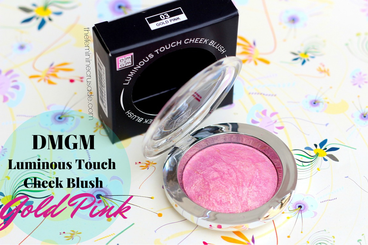 DMGM Luminous Touch Cheek Blush in 'Gold Pink'