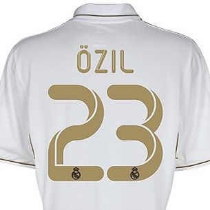 camiseta Ozil Real Madrid 2011 2012
