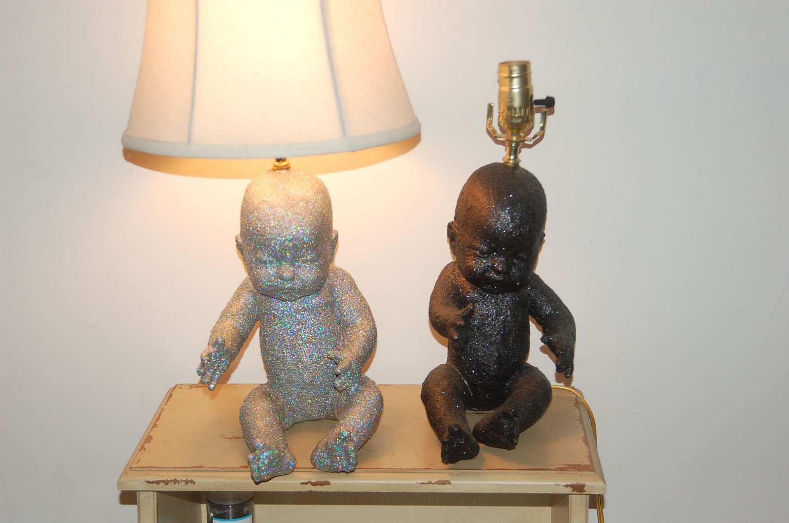 Hey! Look what I Made! BABY LAMP! BABY LAMP!