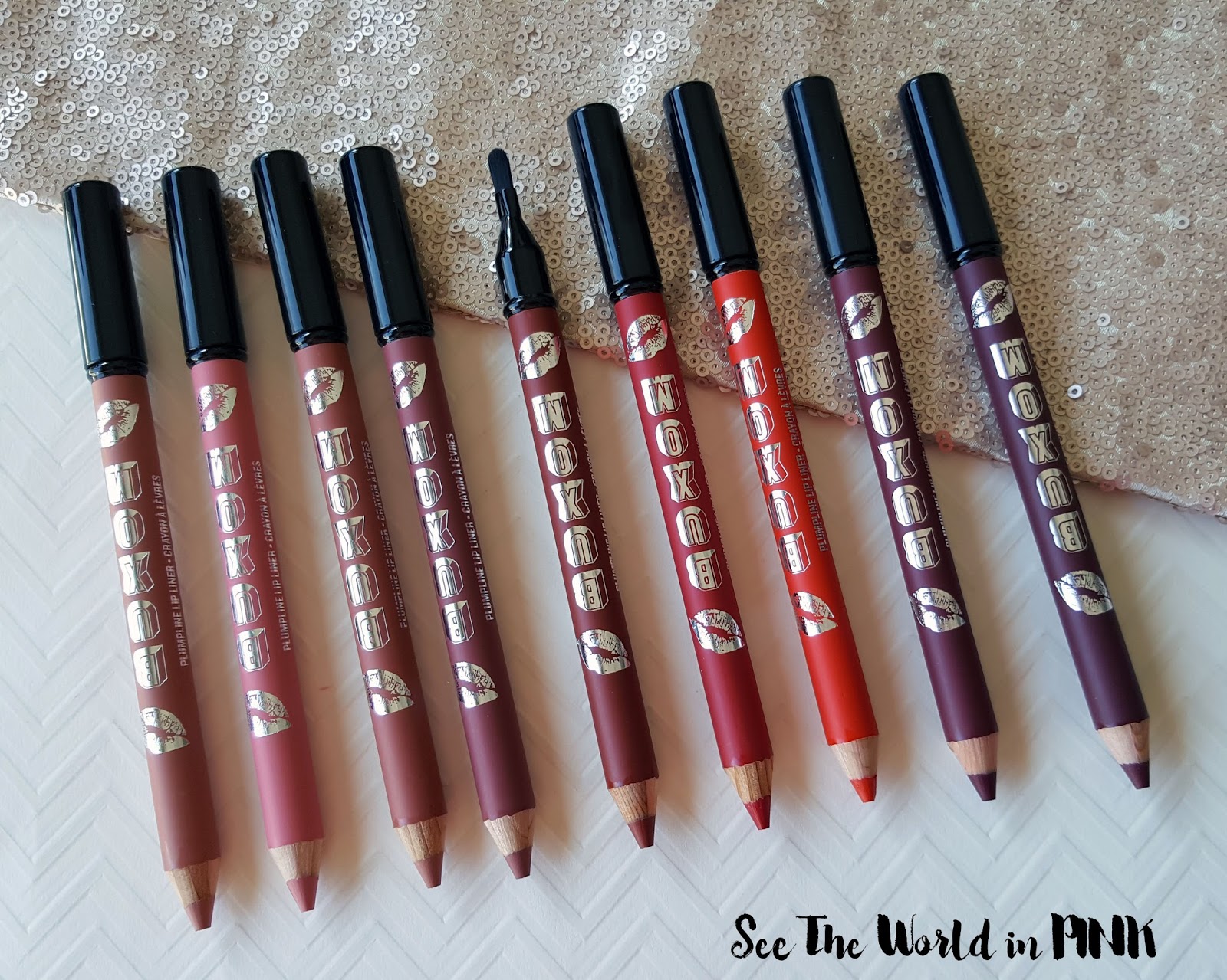 Buxom Plumpline Lip Liners - Swatches and Review! 