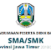 Cara Pendaftaran PPDB Online SMA/SMK Jawa Timur (Jatim) 2018/2019