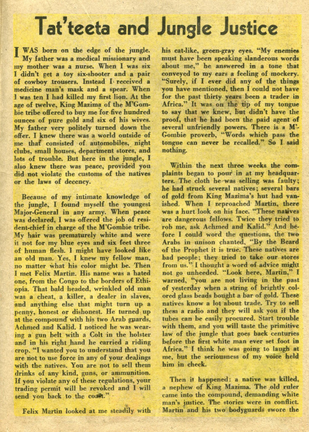 Read online Jo-Jo Congo King comic -  Issue #26 - 21