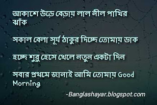 bangla good morning shayari