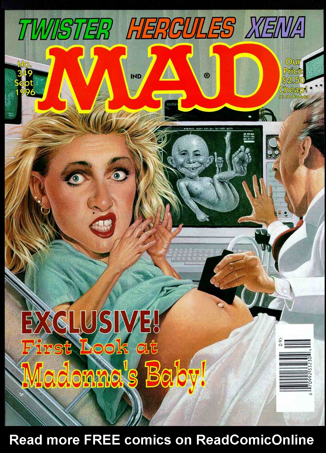 Read online MAD comic -  Issue #349 - 1