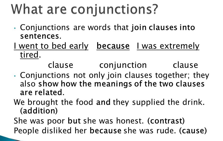 What Are Conjunctions? English Grammar A To Z